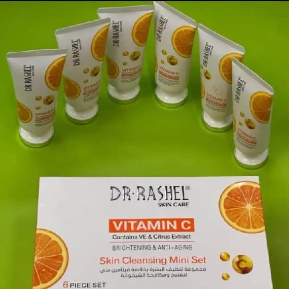 Dr. Rashel Skin Care Vitamin C Skin Cleansing Mini Set | 6pcs