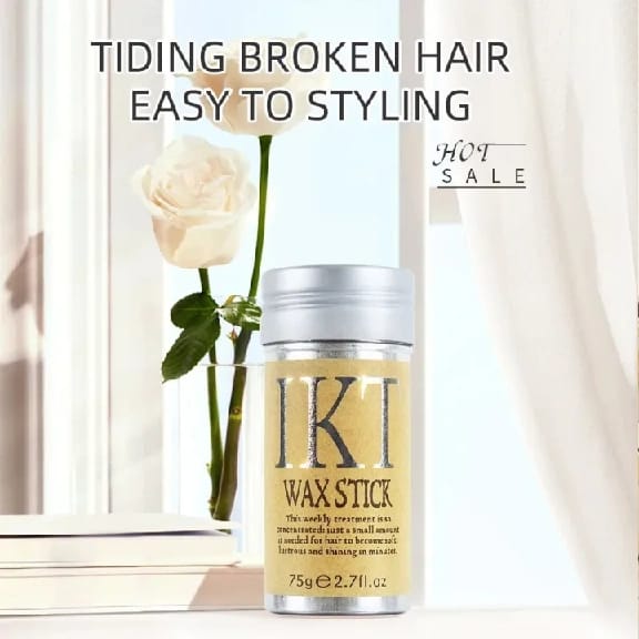IKT Hair Wax Stick Best Use For Baby Hair, Hair Flyaways And Frizzy Hair 75g