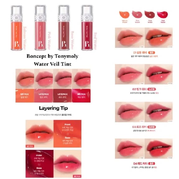Tonymoly Boncept Water Veil Tint/Super Fixing Tint 4.5g - image 2