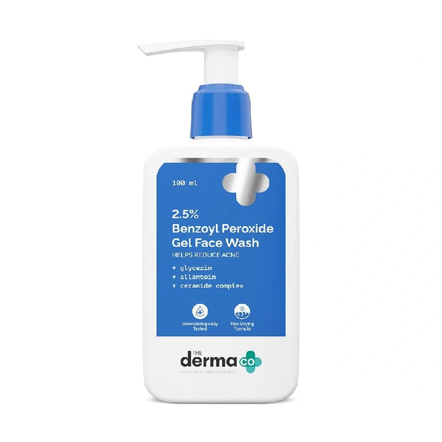 The Derma Co. 2.5% Benzoyl Peroxide Gel Face Wash - image 1