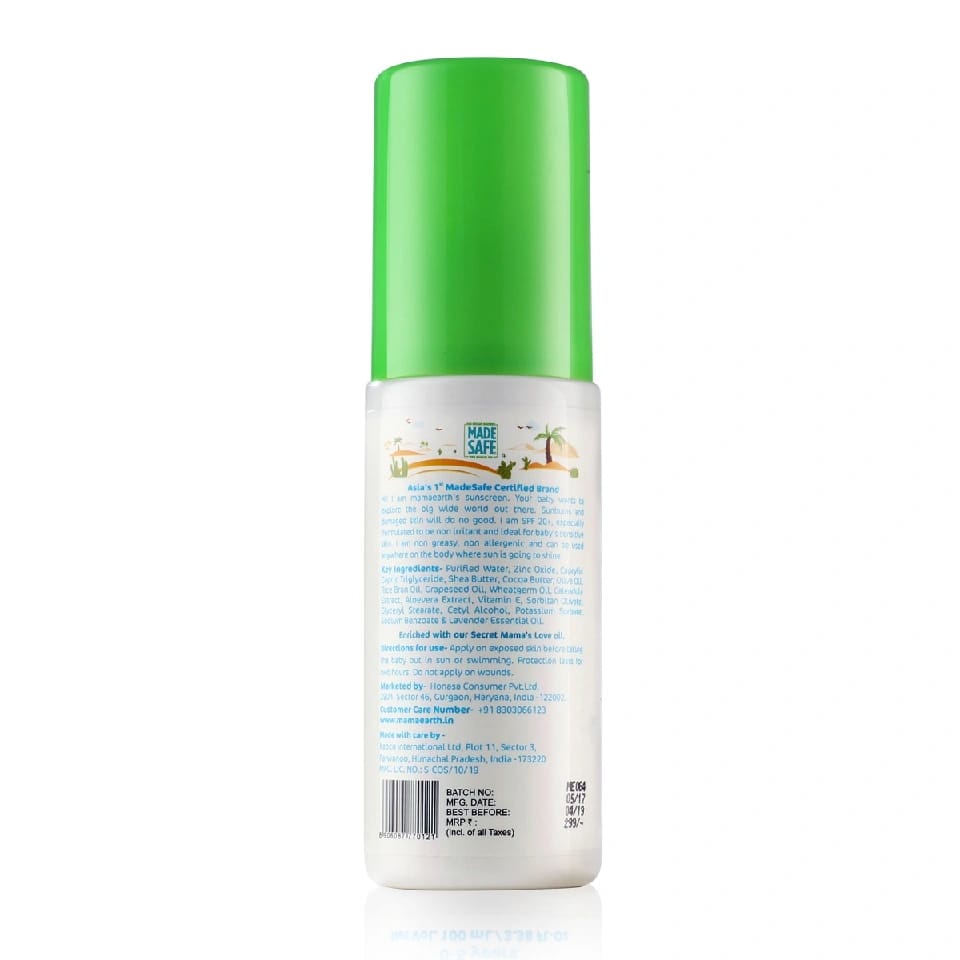 Mamaearth Mineral Based Sunscreen For Babies SPF20+ 100g - image 2