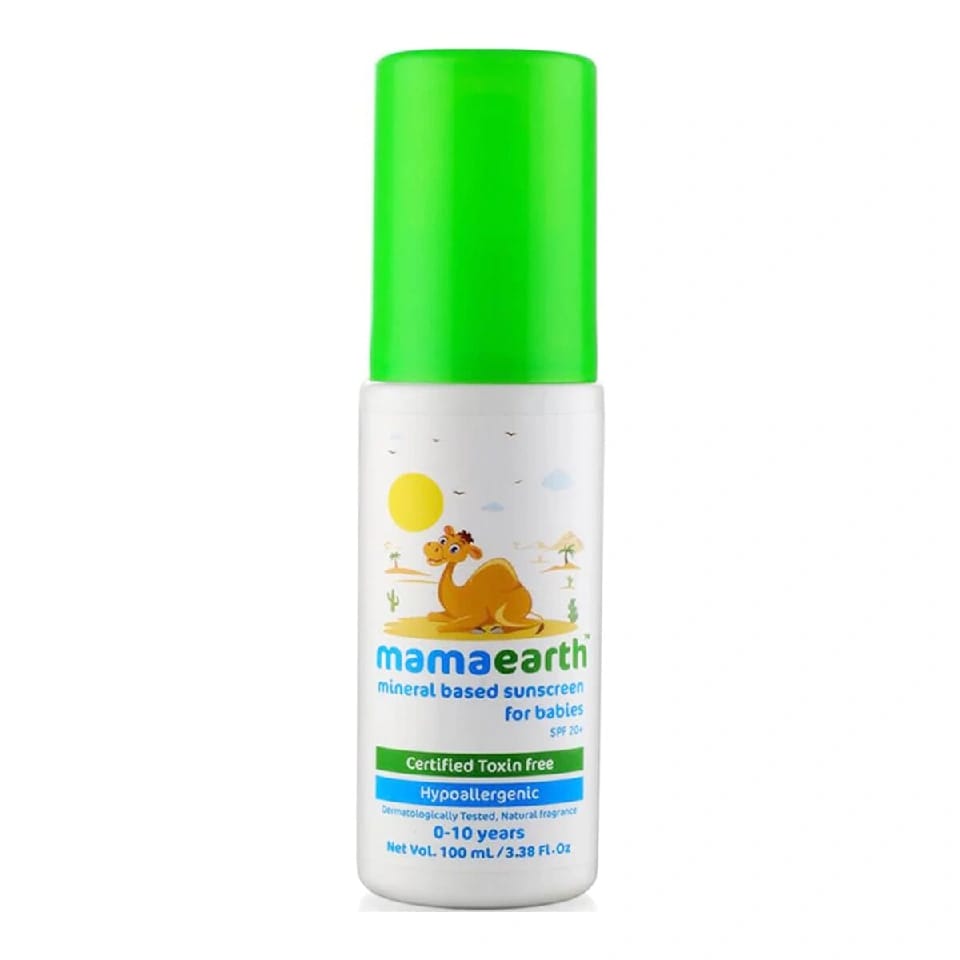 Mamaearth Mineral Based Sunscreen For Babies SPF20+ 100g - image 1