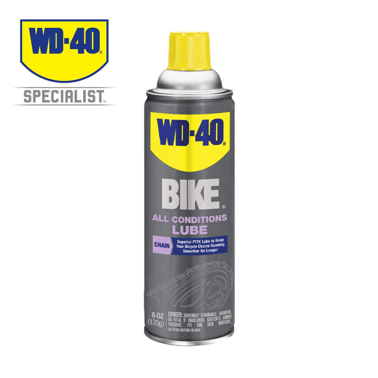 WD-40 Bike All Condition Lube-170G | WD40 All Condition Chain Lube 6OZ - - image 1