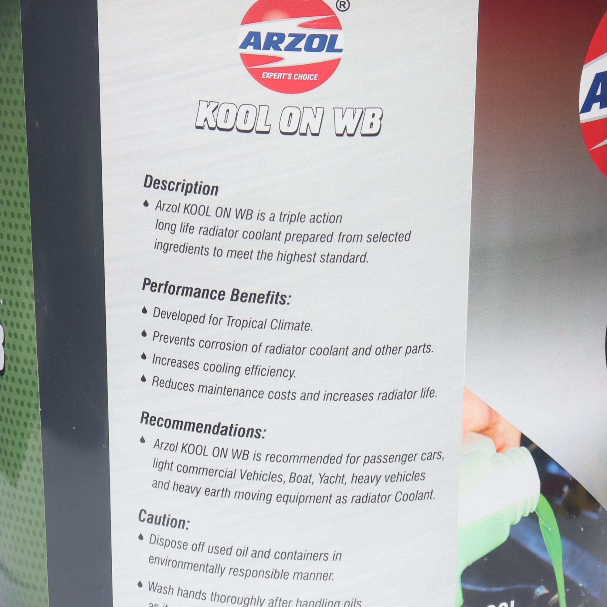 Lubricant Arzol Kool On Wb -1L - - image 2
