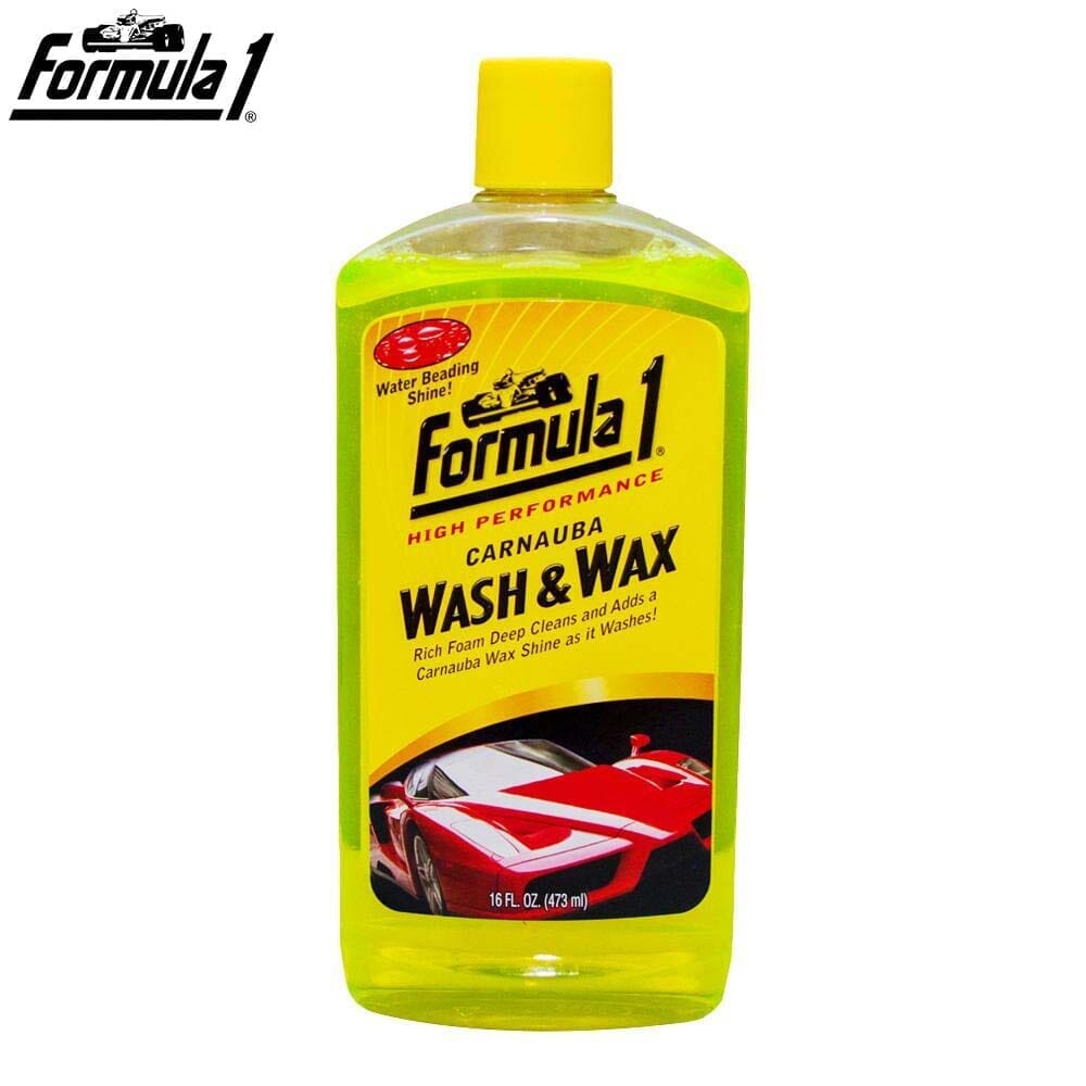 Car Shampoo | Formula1 High Performance Carnauba Wash & Wax-473Ml | Carnauba Wax Shine As It Washes -16 FL. OZ. - - image 1