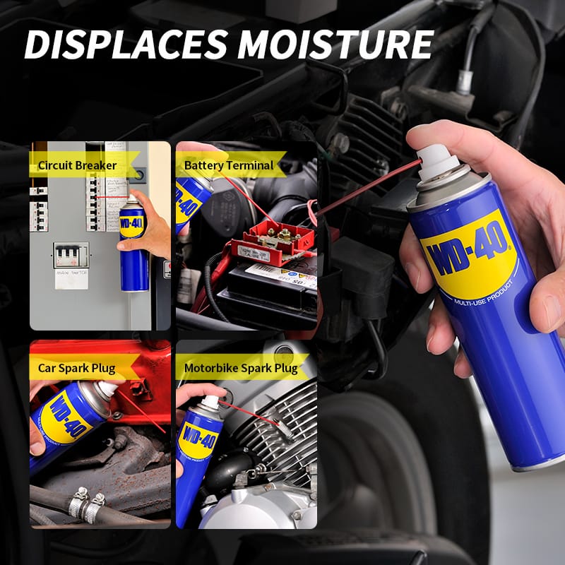 WD-40 Multi-Purpose Spray -333Ml | WD40 Multi-Use Product MUP | Anti Rust | Lubricant | For More Than 2000 Uses | Antirust | CORROSION INHIBITOR | FREES AND LOOSENS STICKY PARTS | LUBRICATES | MACHINERY OIL - - image 2