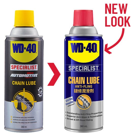 WD-40 Specialist® Chain Lube – 360ML O, X & Z Ring Compatible Synthetic, Anti-Fling WD40 Motorcycle Chain Lubricant For Street & Off-Road - - image 2