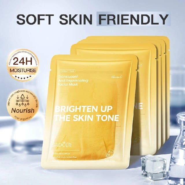SADOER Vitamin C Brightening Face Sheet Mask BUY ONE GET ONE FREE - image 2