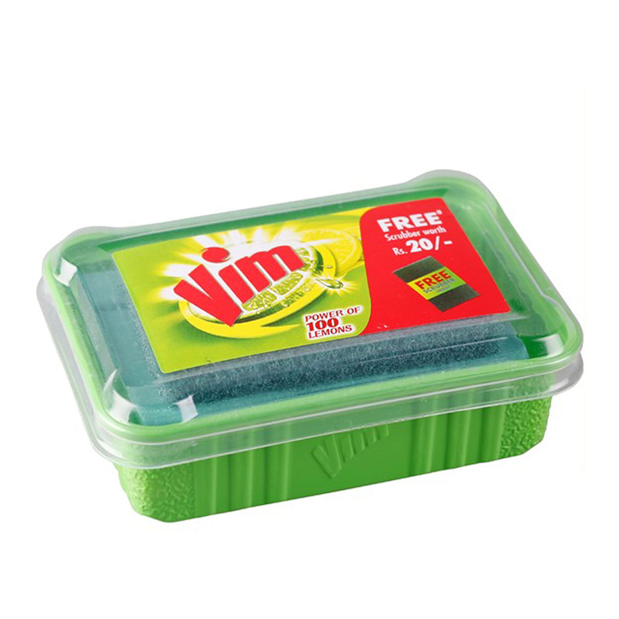 Vim Dishwash Bar With Free Scruber - 500g - image 1