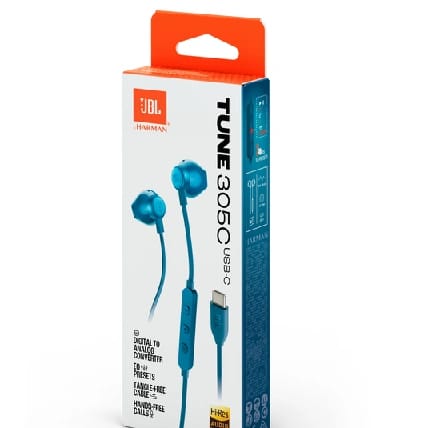 JBL Tune 305C (USB-C) | Wired Hi-Res Earbud Headphones (Handsfree) - image 5