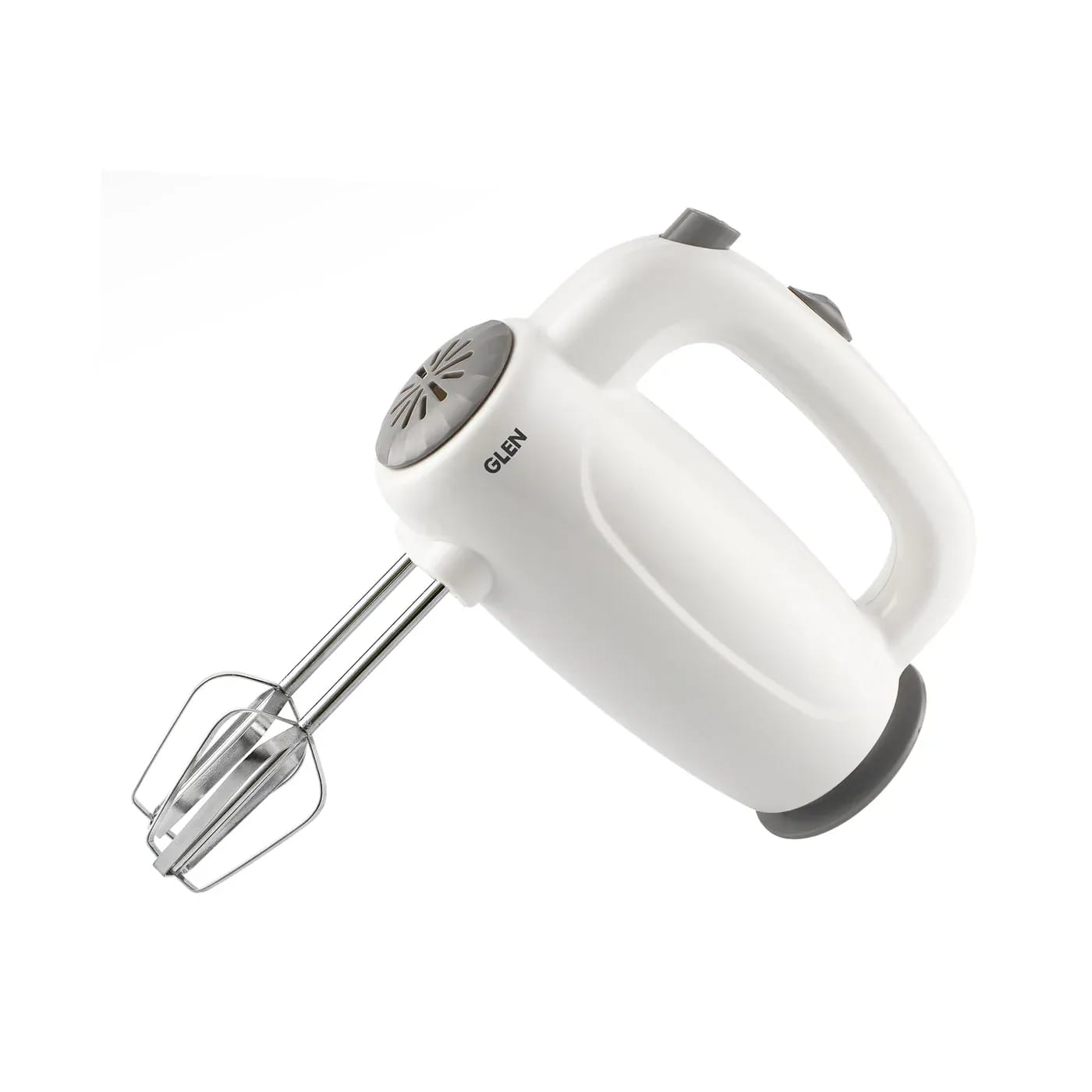 Glen Electric Hand Mixer/ Mixer 125 W 2 Beaters with 5 Speed Settings , 1 Year Warranty - White (4059) - image 2