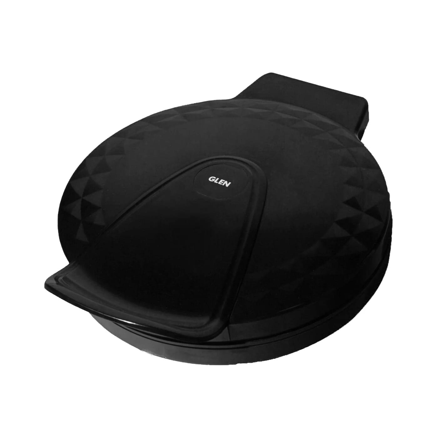 Glen Electric Pizza Grill and Crepe Maker with 180-Degree Opening, Non-Stick Coating, 1200w - Silver , 1 Year warranty (3033 PG) - image 3