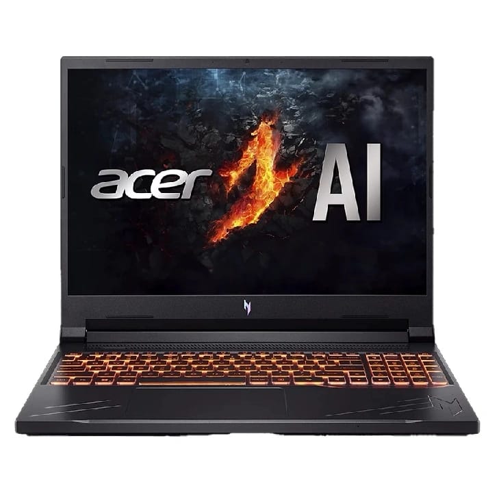 Acer Nitro V16 AI ANV16-42 2025 (AMD Ryzen 5 240 Processor | 16GB RAM | 512GB SSD Storage | 16" (WUXGA, 1920 X 1200) 180Hz IPS Display | NVIDIA GeForce RTX 5050 8GB Graphics Card | Backlit Keyboard | Wi-Fi 6 & BT 5.3 | 1 Year Warranty) - image 1