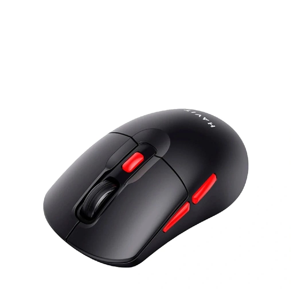 HAVIT HV-MS59WB Dual-Mode Wireless Mouse | Ultra-Light 55g Ergonomic Design With Bluetooth 5.0 + 2.4GHz Connectivity | Silent Click & Multi-Device Switching For Office & Study Use | 1 Year Warranty