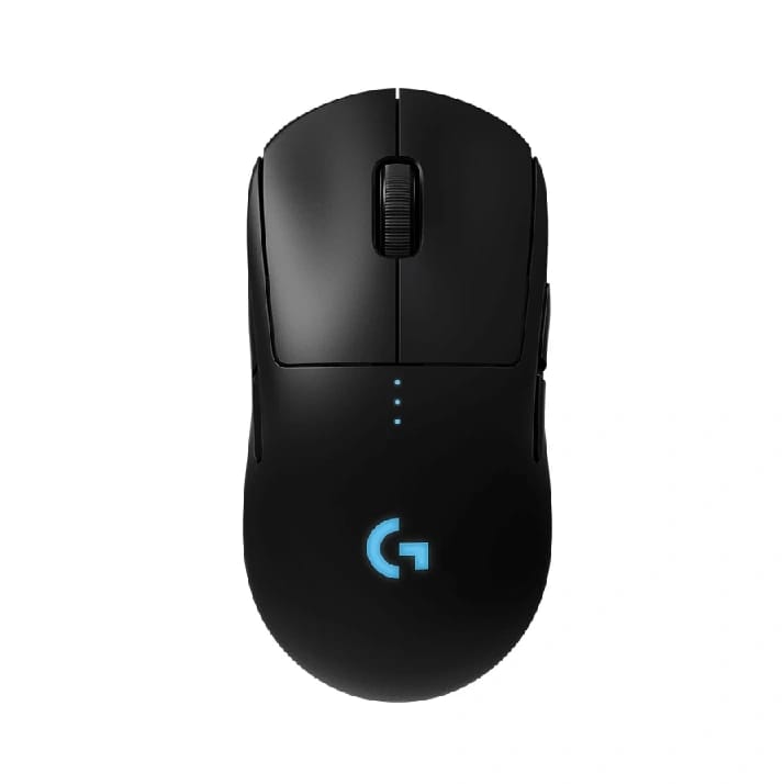Logitech - PRO Lightweight Wireless Optical Ambidextrous Gaming Mouse With RGB Lighting - Wireless - Black - image 1