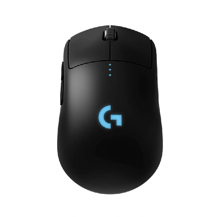 Logitech - PRO Lightweight Wireless Optical Ambidextrous Gaming Mouse With RGB Lighting - Wireless - Black - image 2