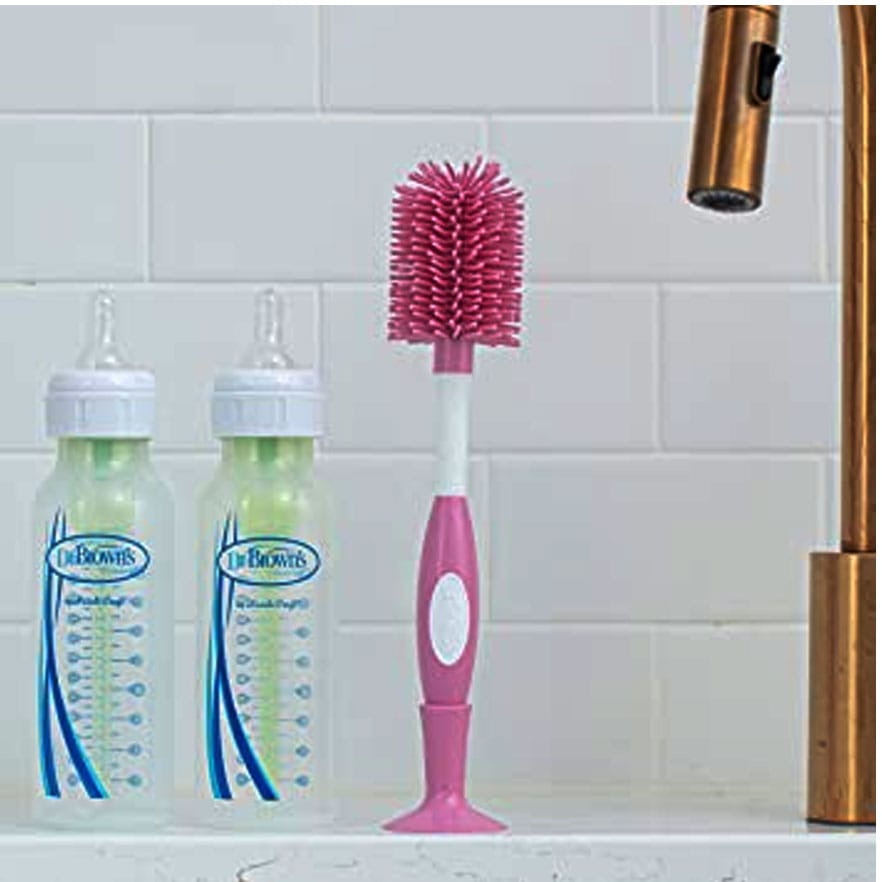 Dr Brown's Soft Touch Bottle Brush, Pink AC229 - image 3