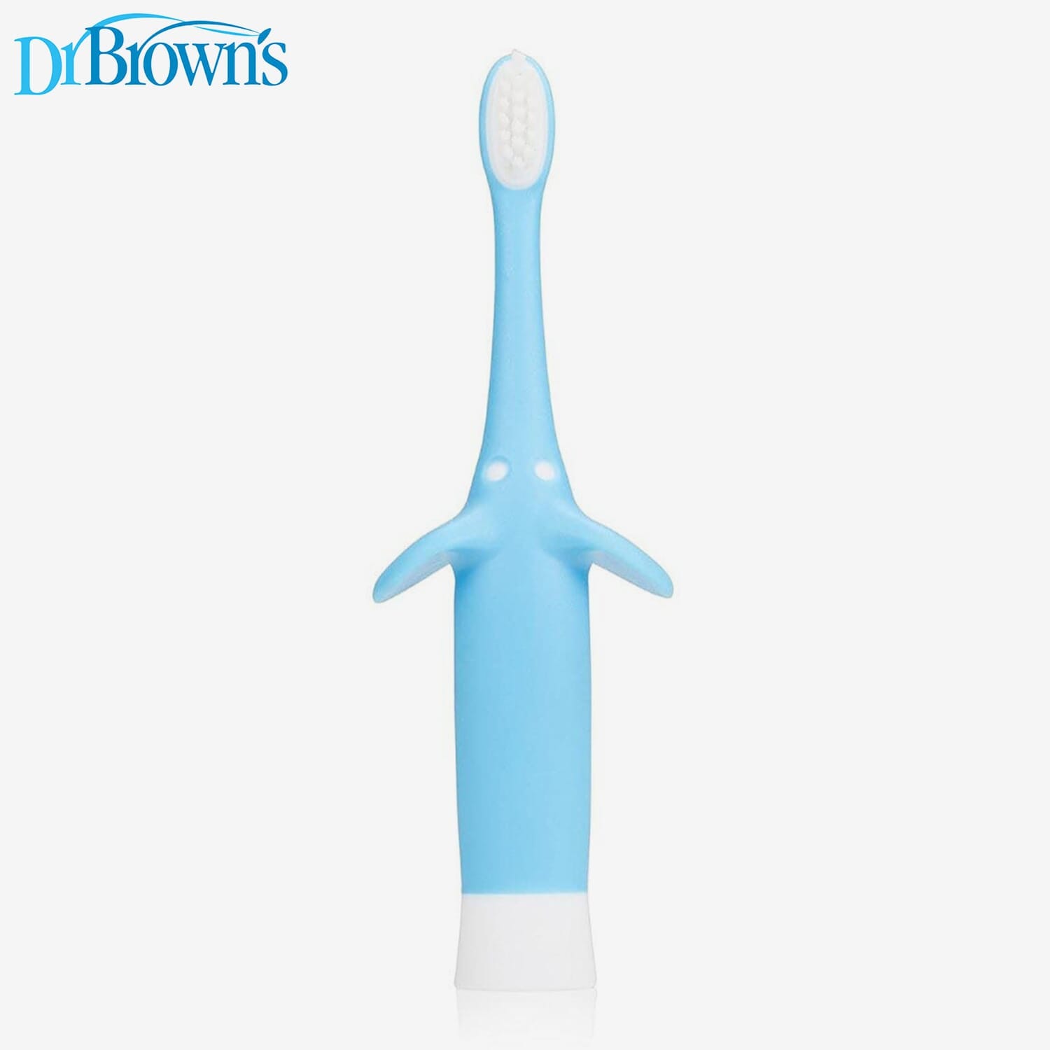 Dr. Brown's HG014-P4 Infant-To-Toddler Toothbrush - Blue - image 3