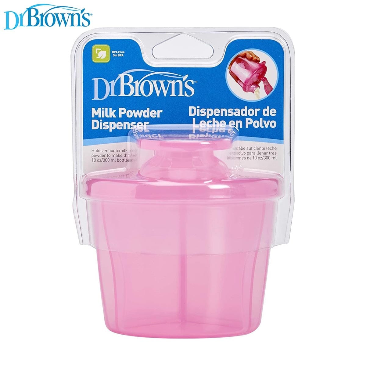 Dr. Brown's AC038-INTL Milk Powder Dispenser - Pink - image 2