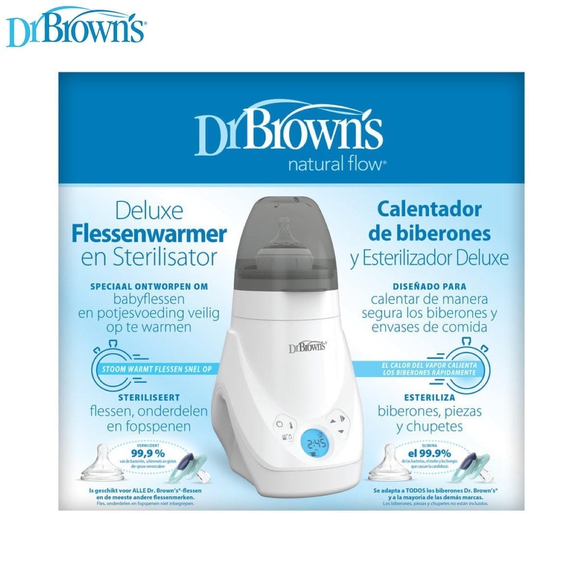 Dr. Brown's Deluxe Bottle Warmer and Sterilizer (AC148-INTL) - image 2