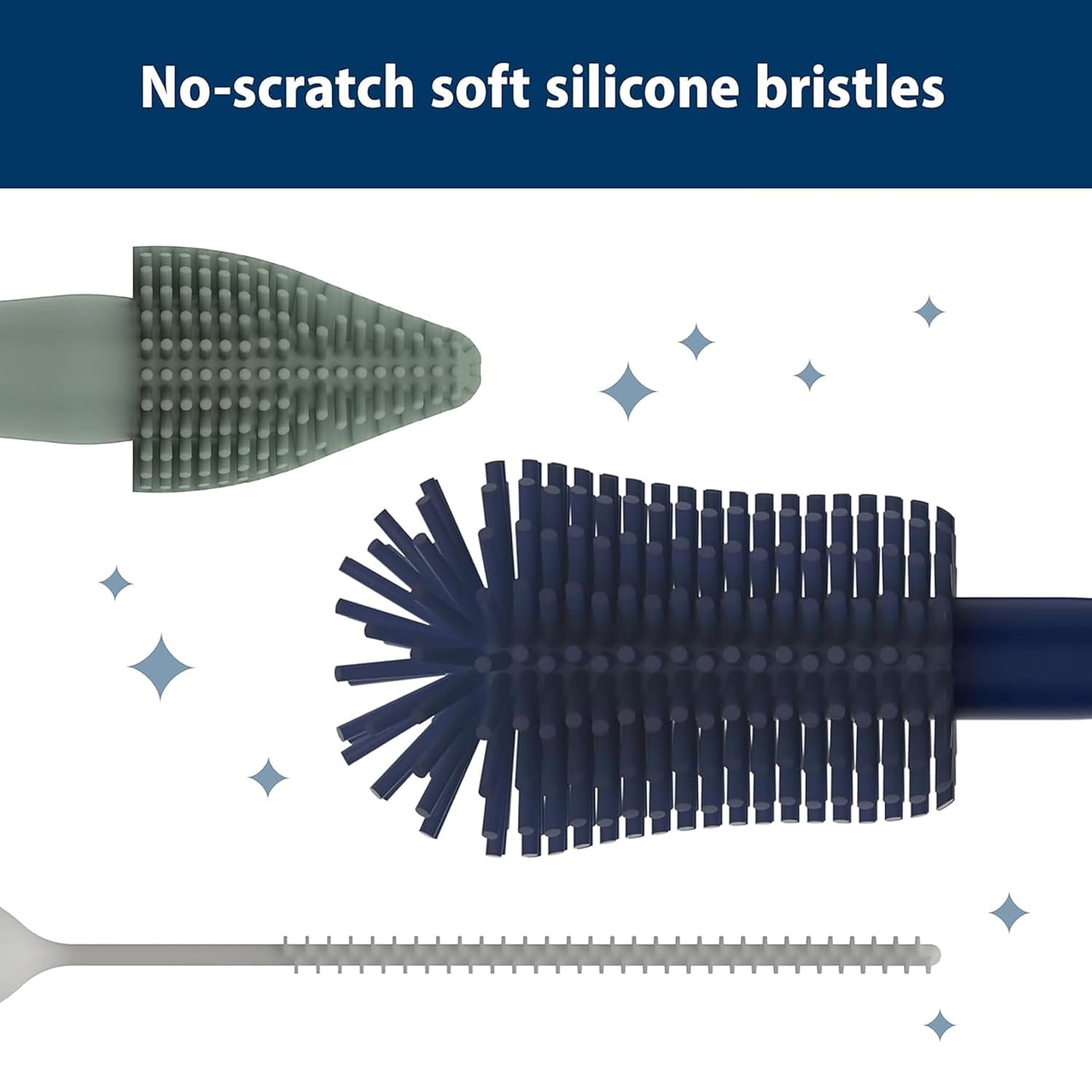 Dr Brown Silicone Brush Set, AC079 - image 1