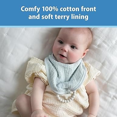 Dr Brown's Bandana Bibs with Removable Beaded Teether, 2-Pack, AC282-P12 / AC283-P12 - image 5