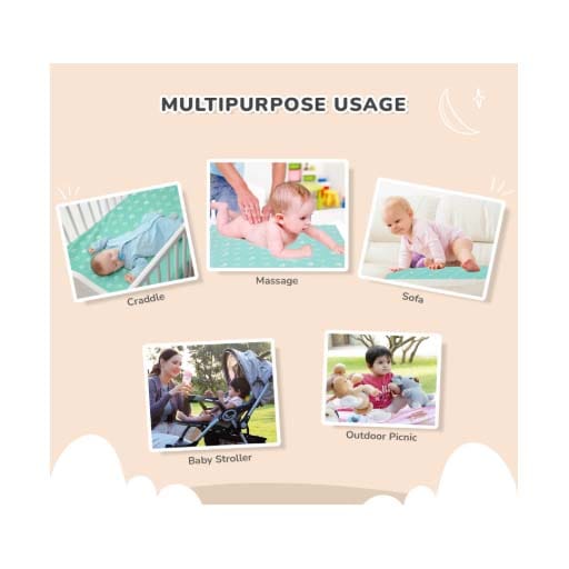R for Rabbit Dry Nap Pee Premium Protector Sheet M (0-1yrs), DSDNMGN1 - image 1
