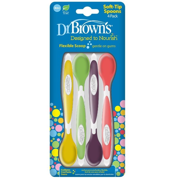 Dr. Brown's Tf009-P3 Soft Tip Spoons 4-Pack - image 1