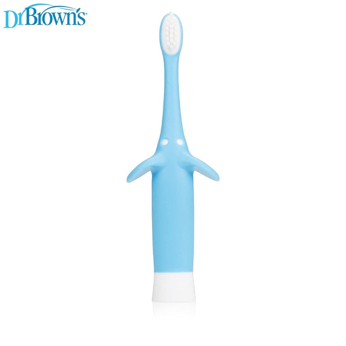 Dr. Brown's HG014-P4 Infant-To-Toddler Toothbrush - Blue - image 4