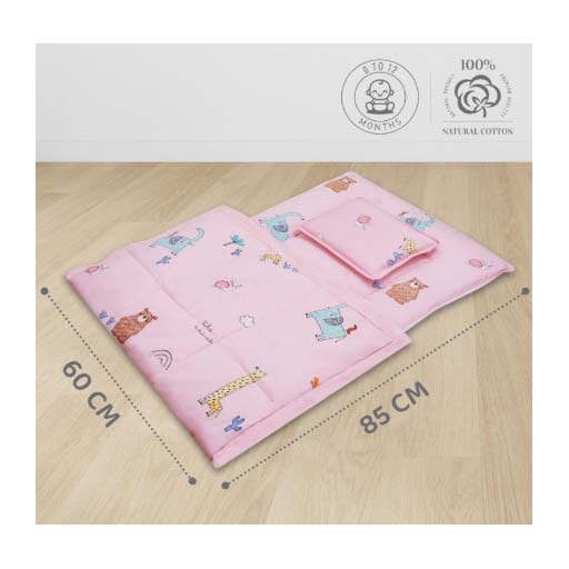 R for Rabbit Snuggy Cozy Baby Bedding With Blanket & Pillow And Odour Free(0-12mnths), BDSCBP4 - image 1