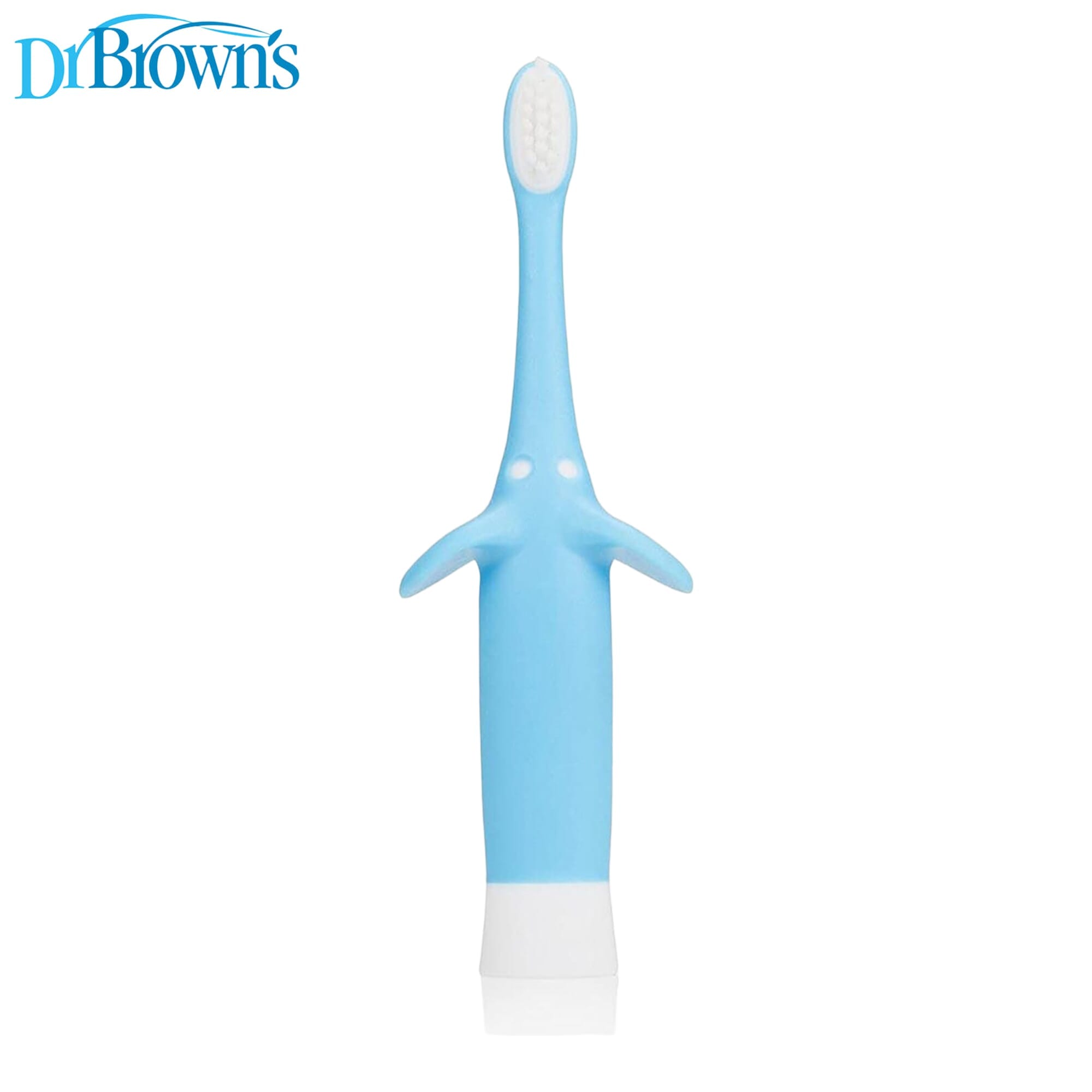 Dr. Brown's HG014-P4 Infant-To-Toddler Toothbrush - Blue - image 2