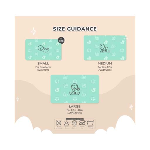 R for Rabbit Dry Nap Pee Premium Protector Sheet M (0-1yrs), DSDNMGN1 - image 2