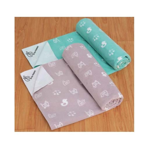 R for Rabbit Dry Nap Pee Premium Protector Sheet L-Pack of 2 Dry Sheet(0-1yrs), DSDNLGG2 - image 3