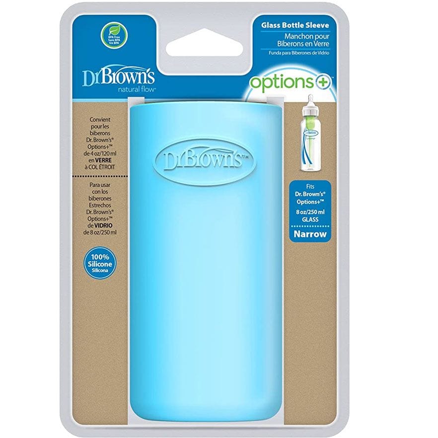 Dr Brown's 8oz / 250mL Narrow Glass Bottle Sleeve - Blue AC204 - image 2