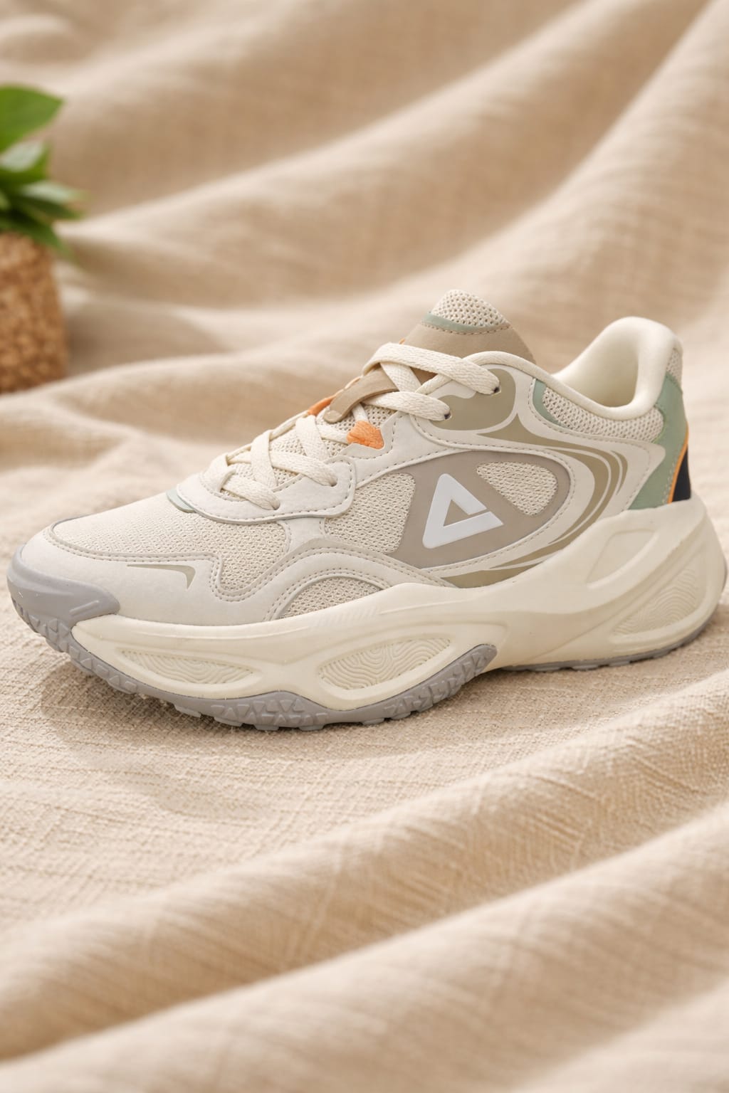 PEAK Canvas White RETRO CASUAL SHOES FOR ET33527E Shoes For Men - image 2