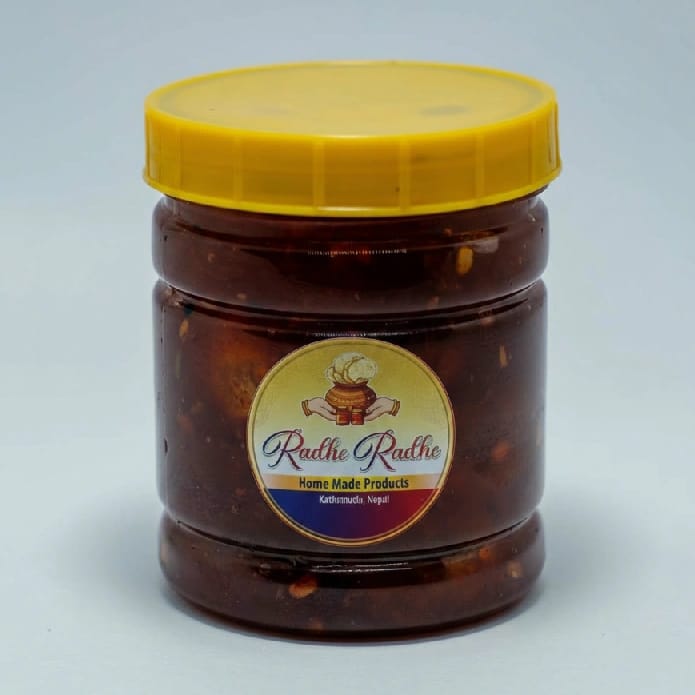 Authentic Nepali Lapsi Achar - Tangy Hog Plum Pickle With Traditional Himalayan Spices And Mustard Oil - image 2