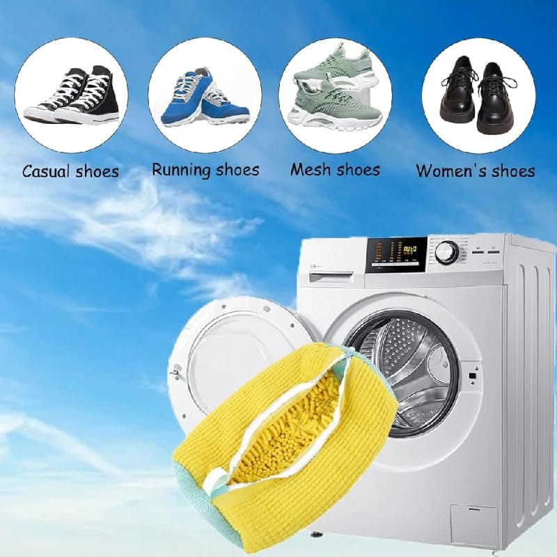 Shoe Washing Machine Bag Invisible Zipper Reusable Sneaker Laundry Cleaning Storage Organizer - image 3