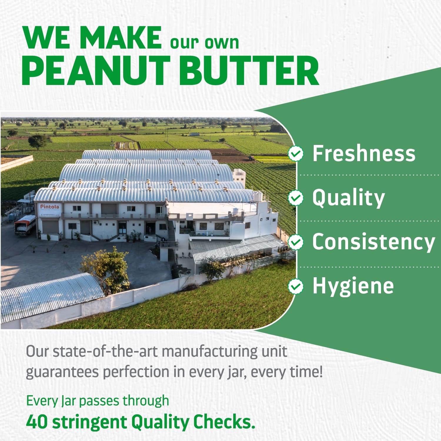 Pintola All Natural Peanut Butter 1Kg (Crunchy) - image 3