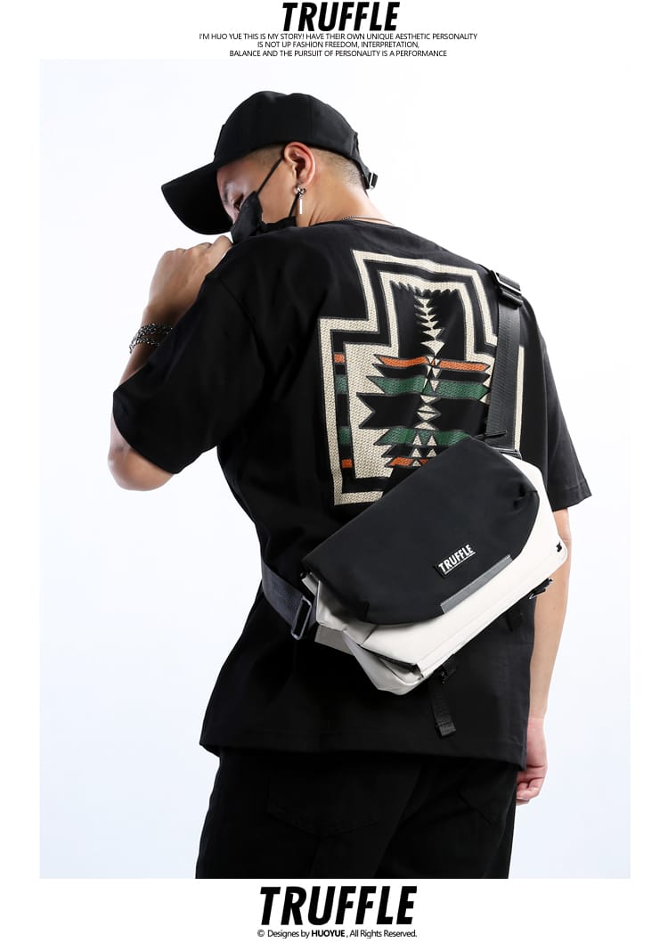 TRUFFLE Casual Crossbody Bag For Unisex T2318E - image 1