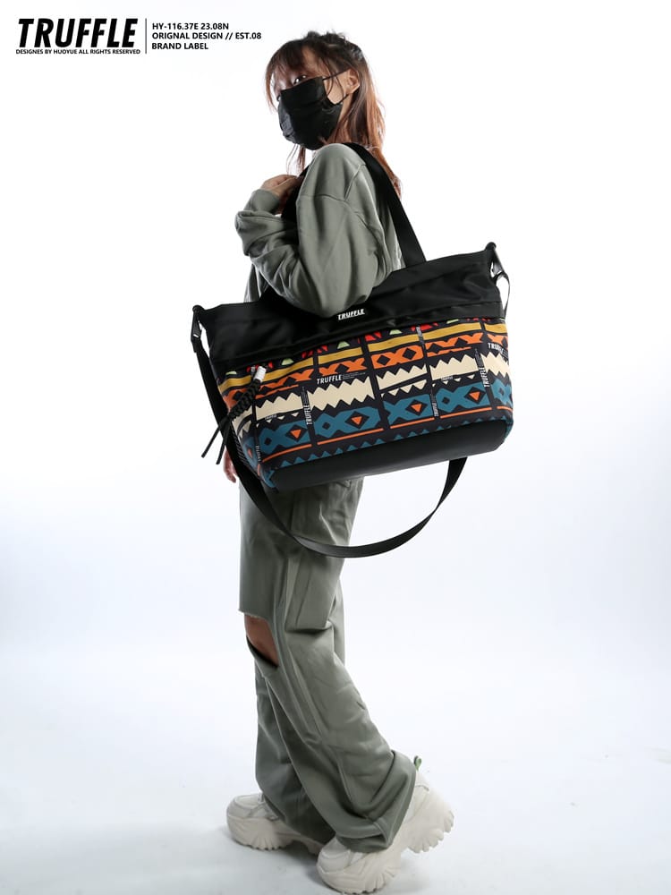 TRUFFLE Ethnic Style Crossbody Sports Fitness Bag With Dry and Wet Separation For Unisex T2401M - image 3