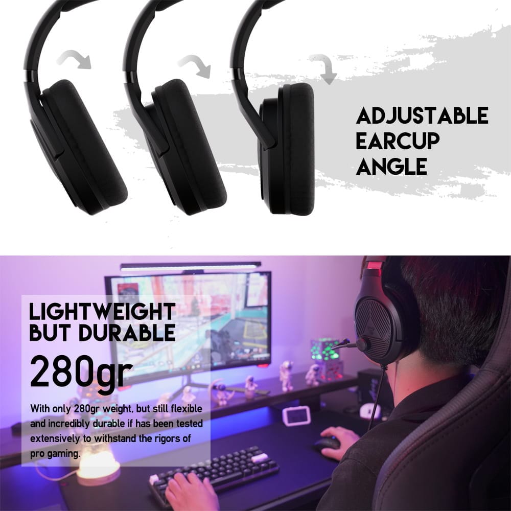 TRINITY MH88 MULTI PLATFORM GAMING HEADSET 3.5mm JACK - image 3