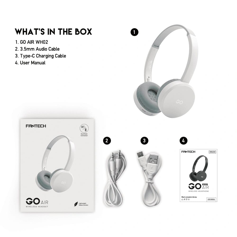 WH02 GO AIR WIRELESS HEADSET - image 3