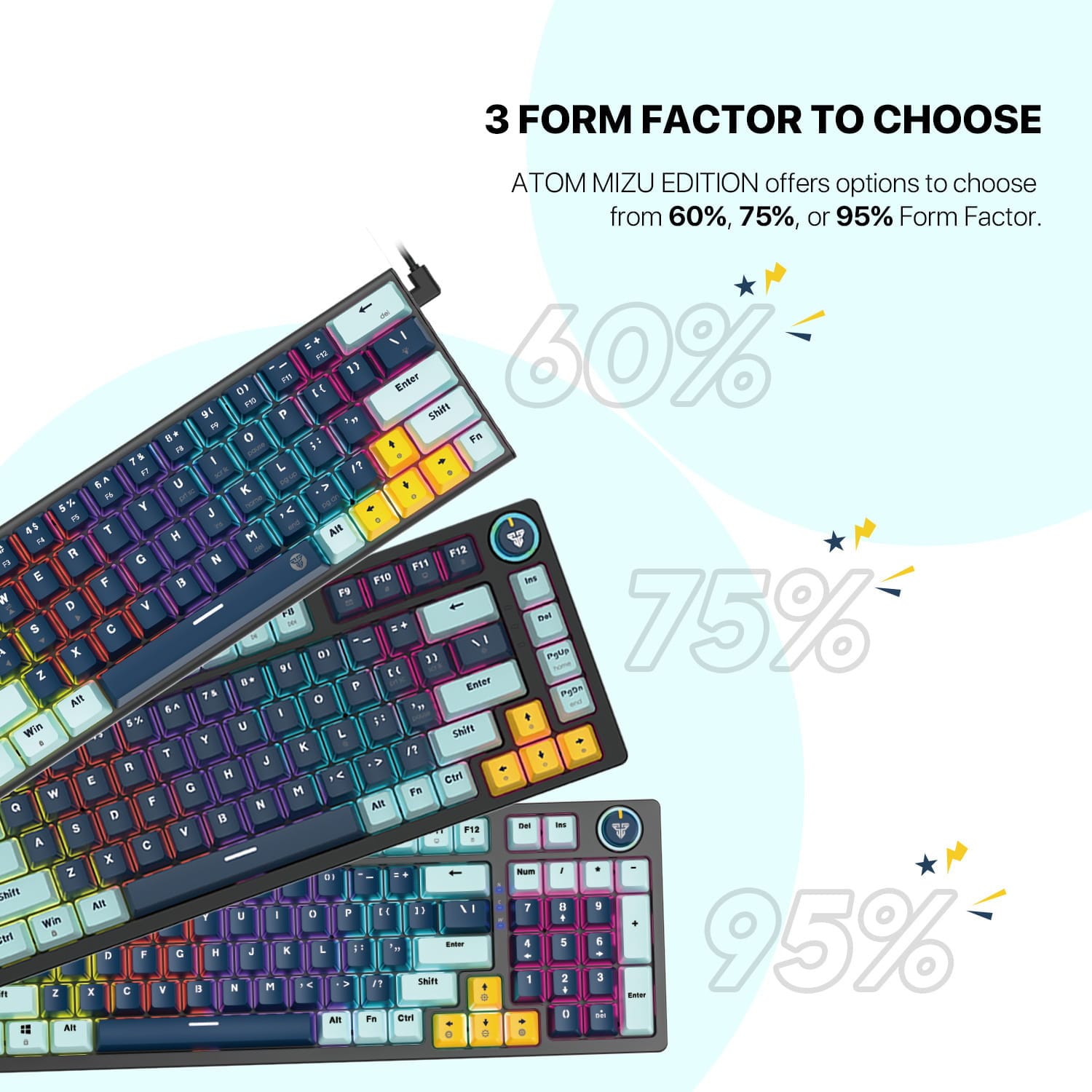 MK875 V2 ATOM 81 MIZU EDITION MECHANICAL KEYBOARD - image 4