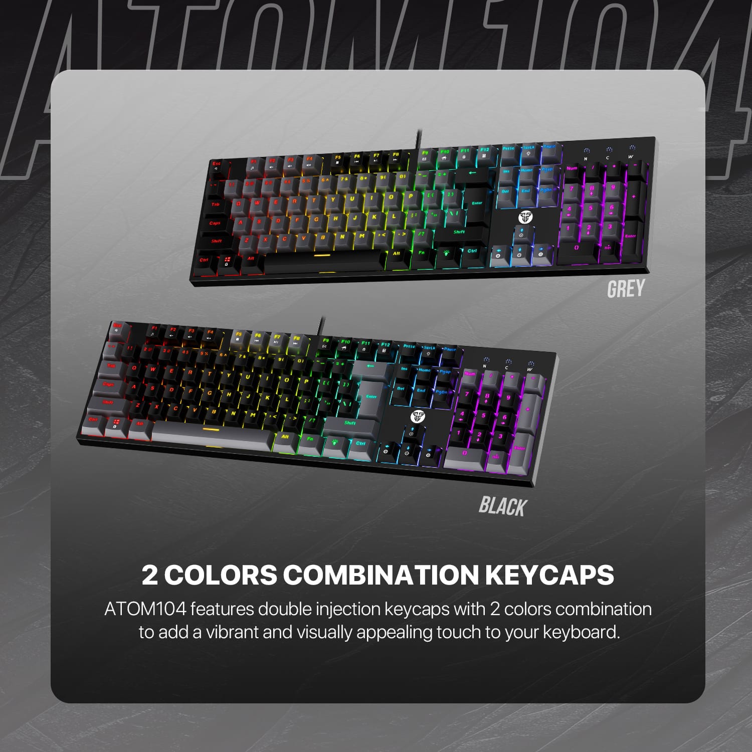 MK886V2 ATOM 104 SUMI EDITION MECHANICAL KEYBOARD - image 2