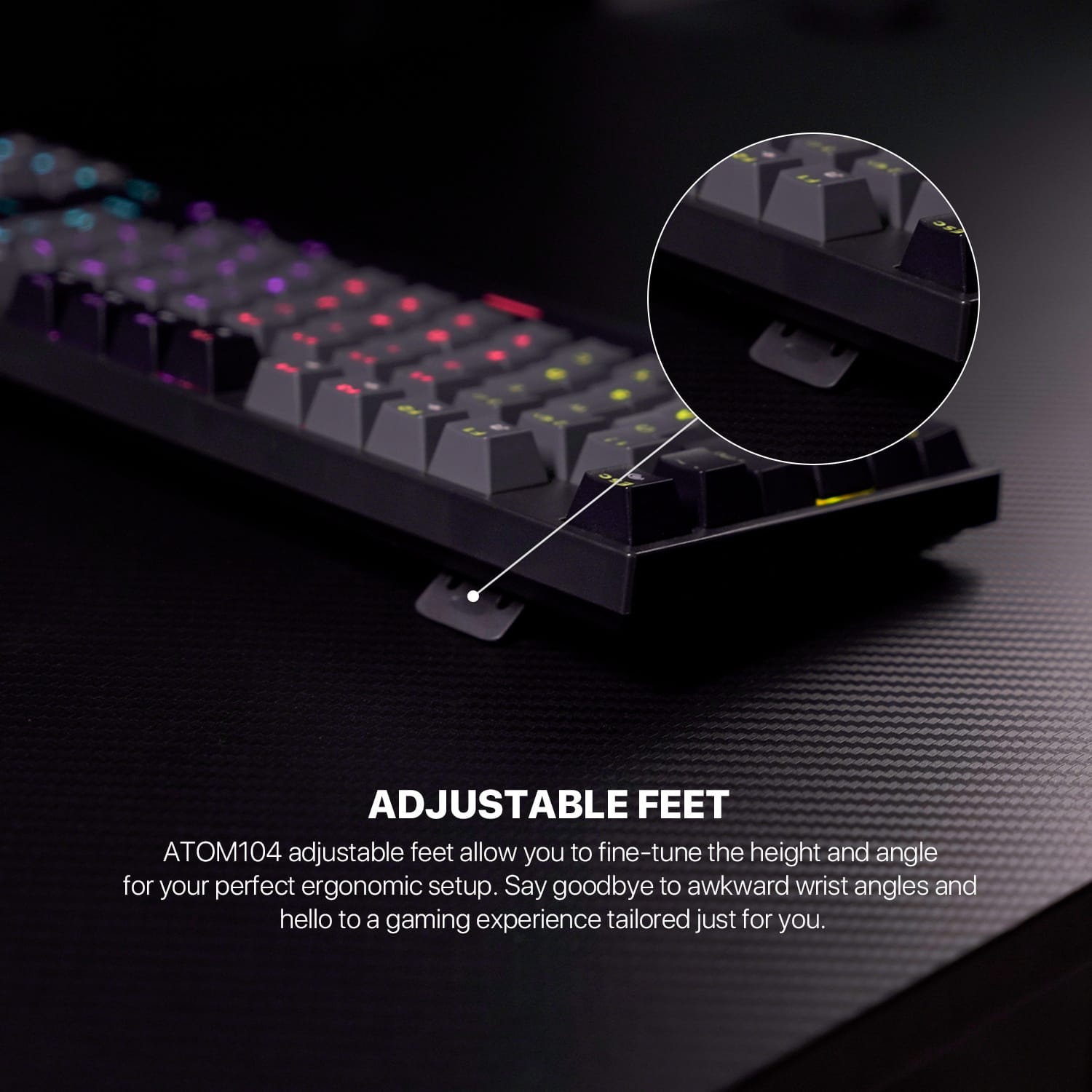 MK886V2 ATOM 104 SUMI EDITION MECHANICAL KEYBOARD - image 3