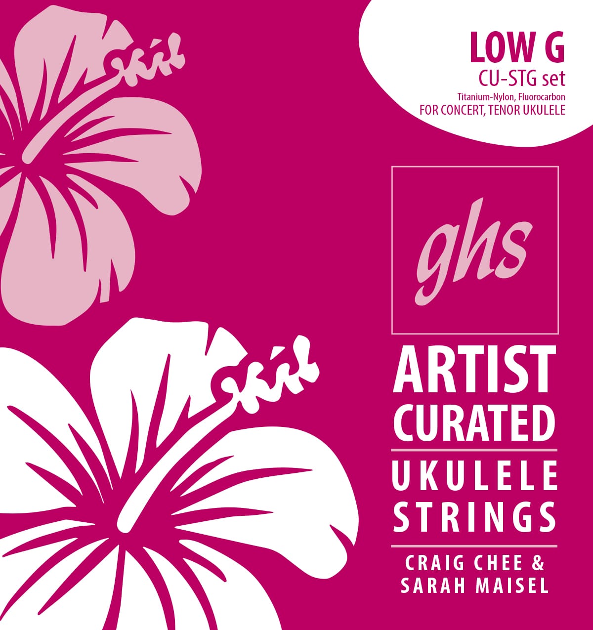 GHS Strings CU-STG Sarah Maisel Sig Titanium Nylon Ukulele String, Low G Ukulele String - image 1