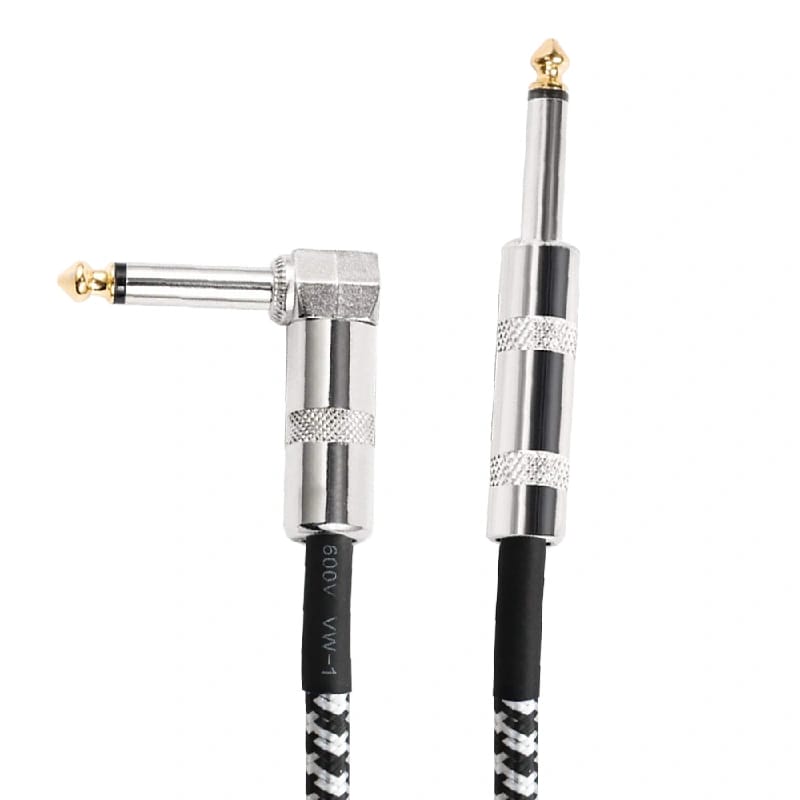 Flanger FLG-ZB24BK Instrument Cable - Guitar Bass Acoustic - 3 Meter | Flanger Braided Guitar Cable | 3 Meter - image 2