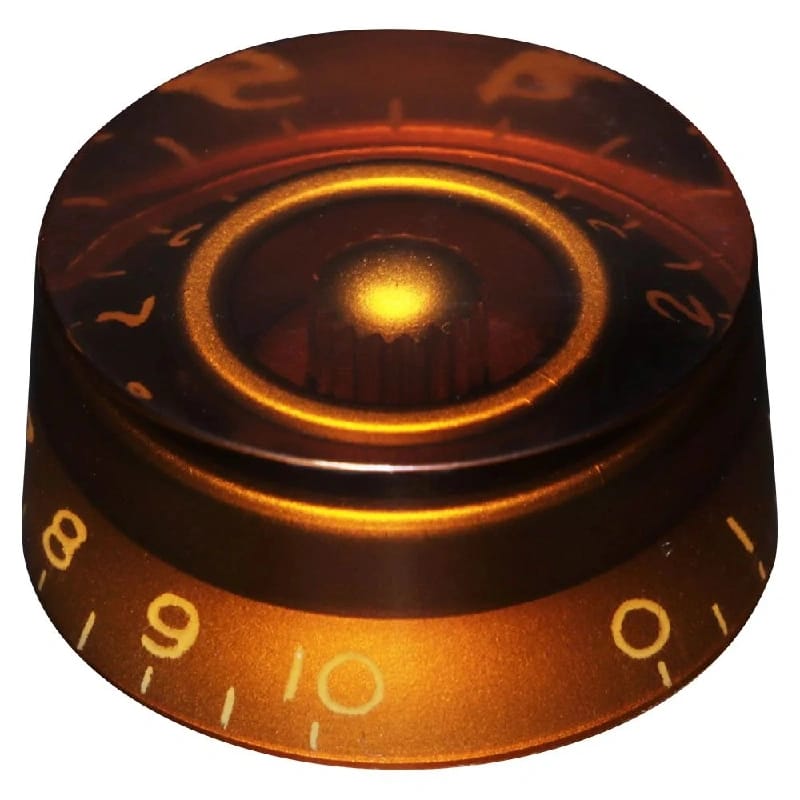 Hosco Amber Speed Knob - Metric Size Guitar Knob - image 2