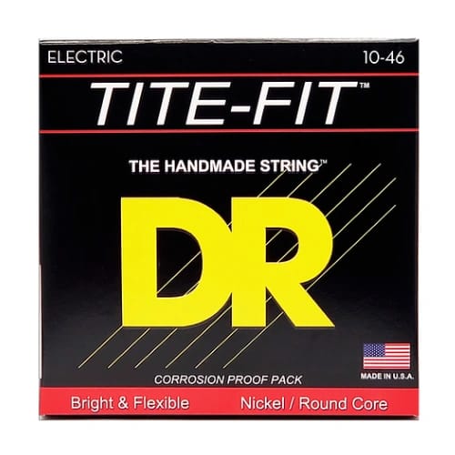 DR Strings TITE-FIT - Nickel Plated Electric Guitar Strings: 10-46 Medium - image 5