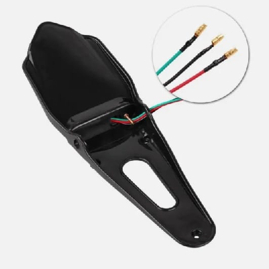 Rear Fender LED Brake Red Tail Light Lamp with Bracket for Off-Road Motorcycle Motocross Dirt Bike - image 5